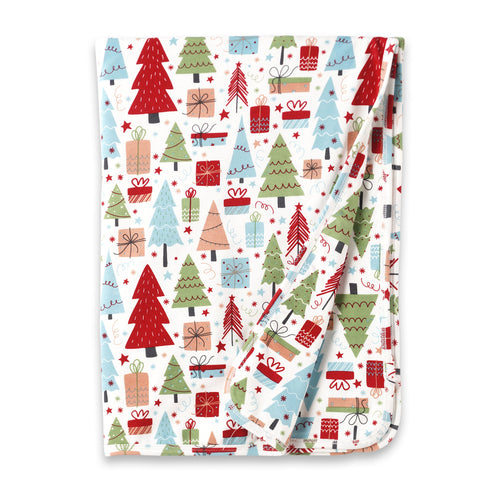 christmas-merry-baby-bamboo-soft-stroller-blanket Sophia's StyleBaby Blankets-1